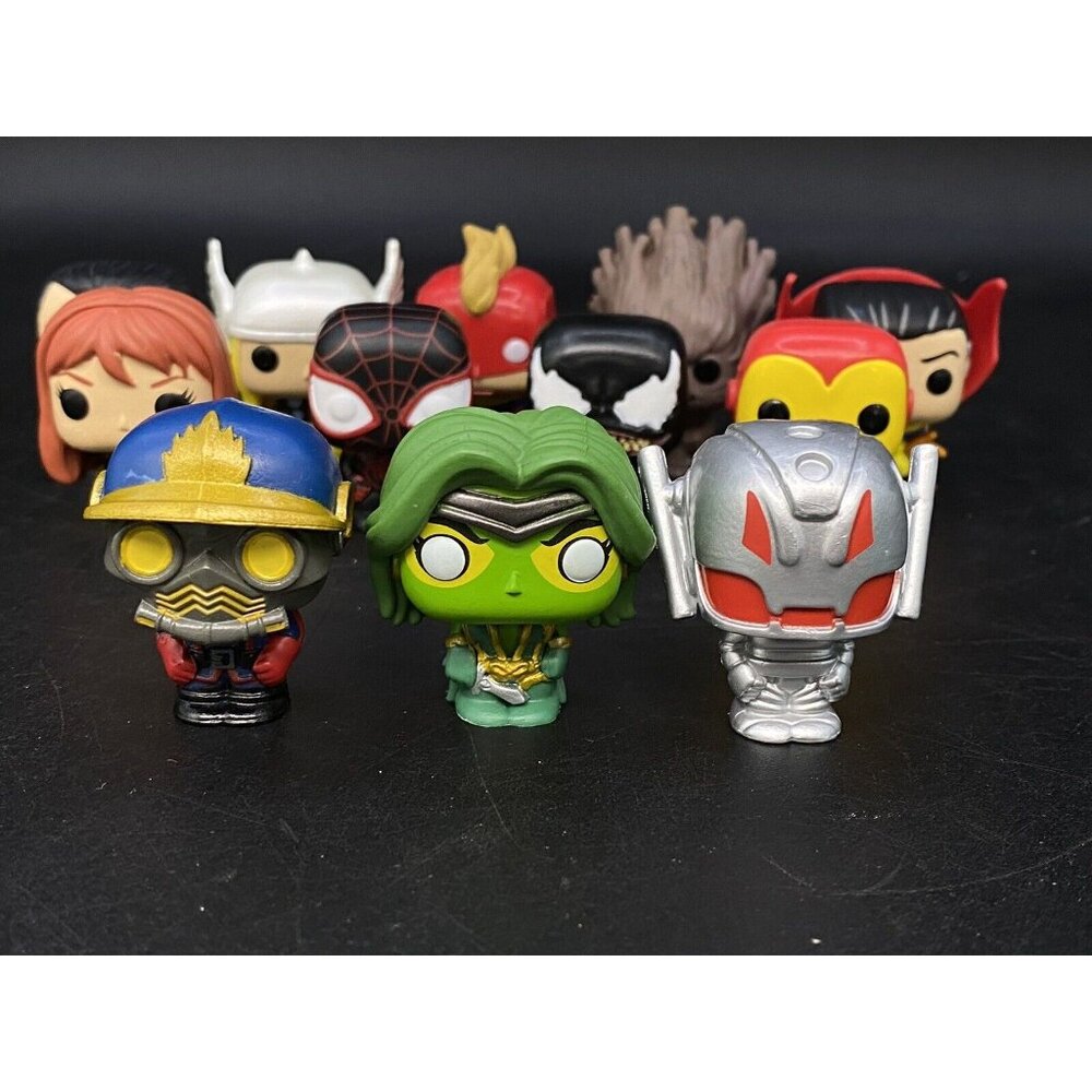 Funko Pop! Assorted Marvel/DC Mini Figures - Silver,‎ Red, Green, Black, Yellow - Picture 2 of 13